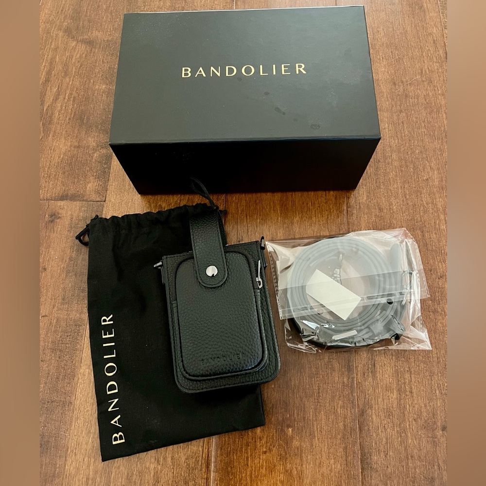 Brand new Bandolier Hailey Holster leather crossbody phone bag
